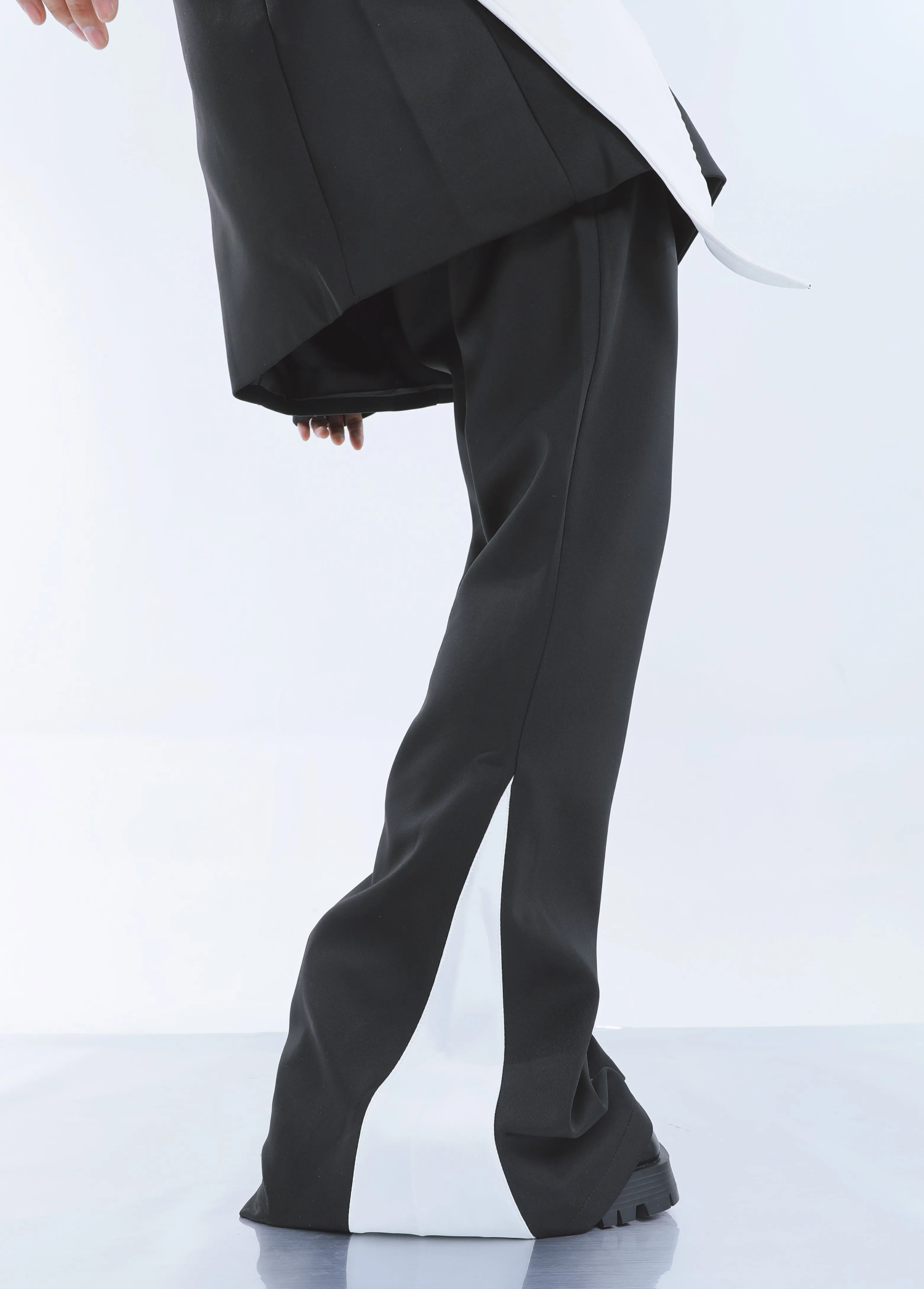【23s September.】Removable Patchwork Double-Breasted Suit