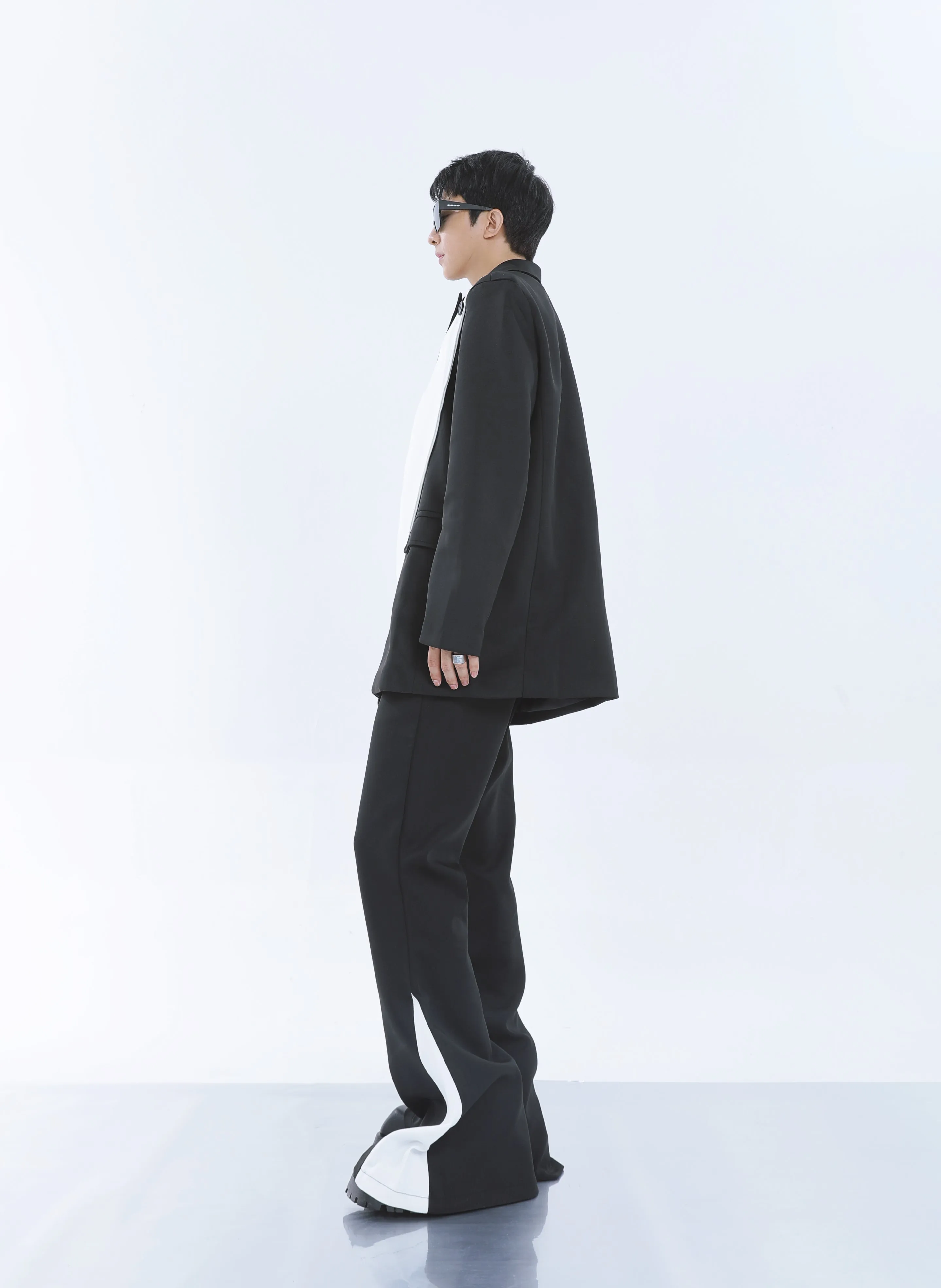 【23s September.】Removable Patchwork Double-Breasted Suit