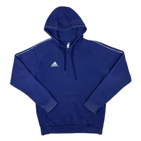 ADIDAS Classic Embroidered Mini Logo Navy Blue Pullover Hoodie