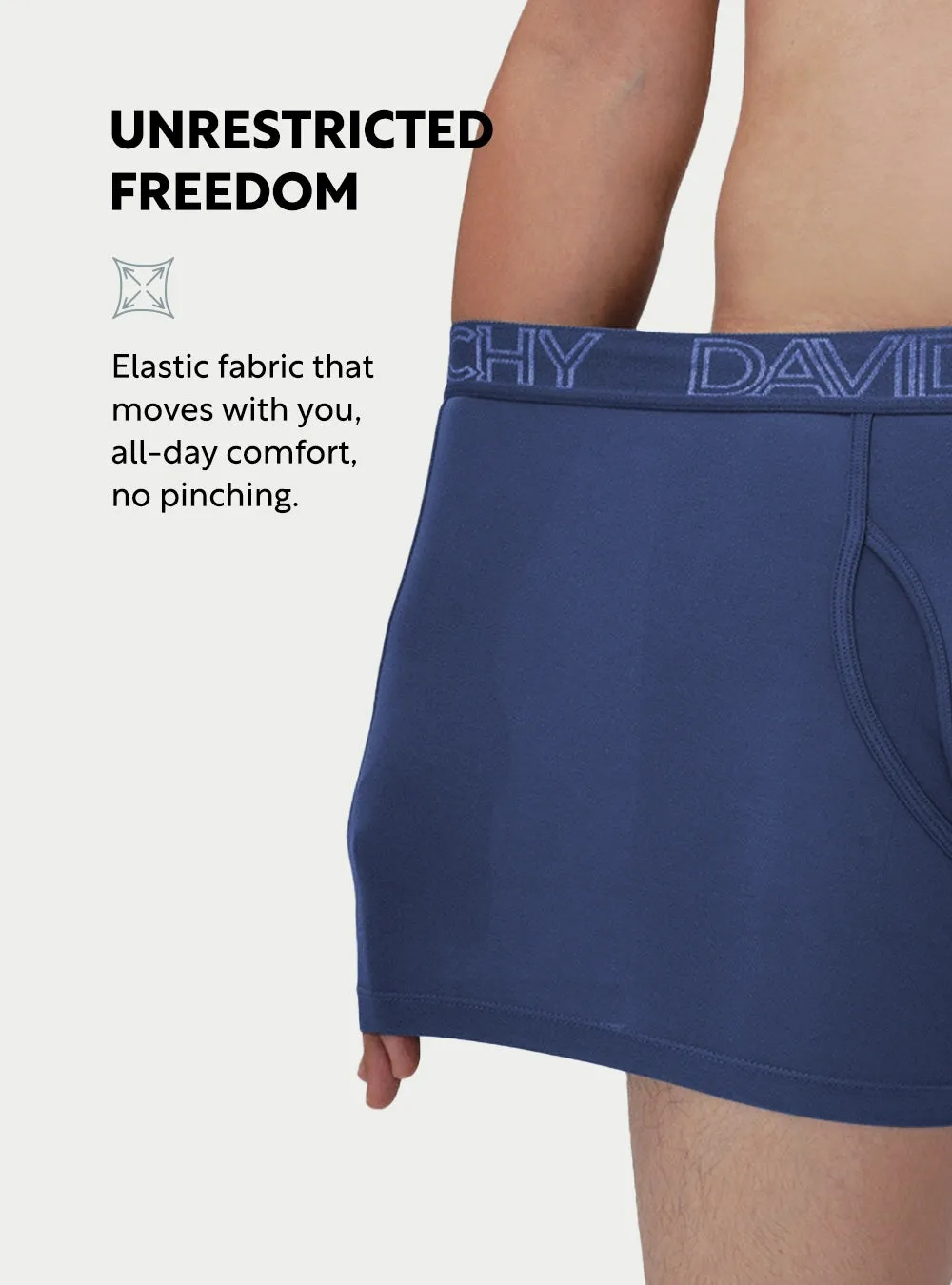 Bamboo Moisture Wicking Boxer Briefs 5.5" (6-Pack)