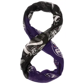 NFL Women’s Gradient Infinity Scarf - Baltimore Ravens